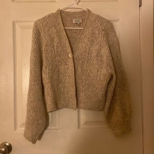 Other stories crop oat sweater